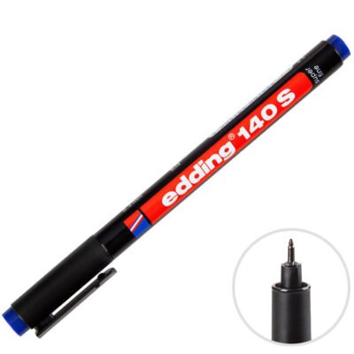Edding 140S Permanent Asetat Kalem Mavi S Uç