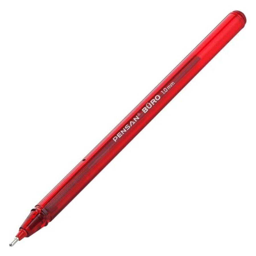 Pensan 2270 Büro Tükenmez Kalem Kırmızı 50'li Paket