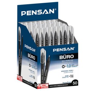 Pensan 2270 Büro Tükenmez Kalem Siyah 50'li Paket