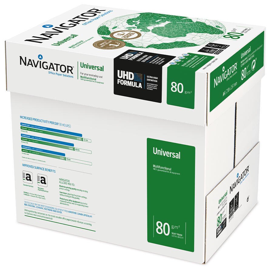 Navigator A4 Fotokopi Kağıdı 80 Gr (1 Koli / 5 Paket) - Görsel Detayı 3